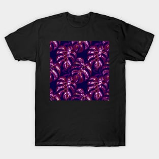 Magenta Monsteras T-Shirt